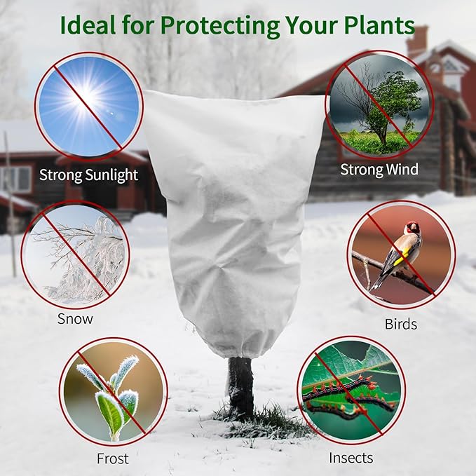 Velanes de invierno no tejido agrícola para plantas
